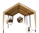 11'x20'x9'9" (8) Leg Portable Carport- TAN