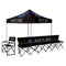 CITY SC Kings County PACKAGE 2 (10x10 canopy kit, 6-Player Bench, & Coach's Sideline Chair)