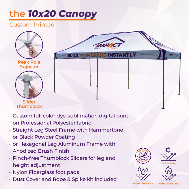 Custom 10x20 Canopy