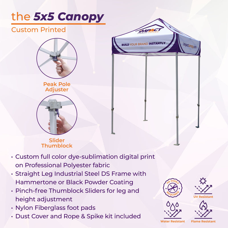 Custom 5x5 Canopy