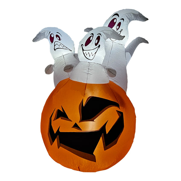 Halloween Inflatable - THRICE HAUNTED JACK O'LANTERN