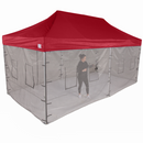 10x20 Aluminum Food Service Vendor Canopy with Roller Bag