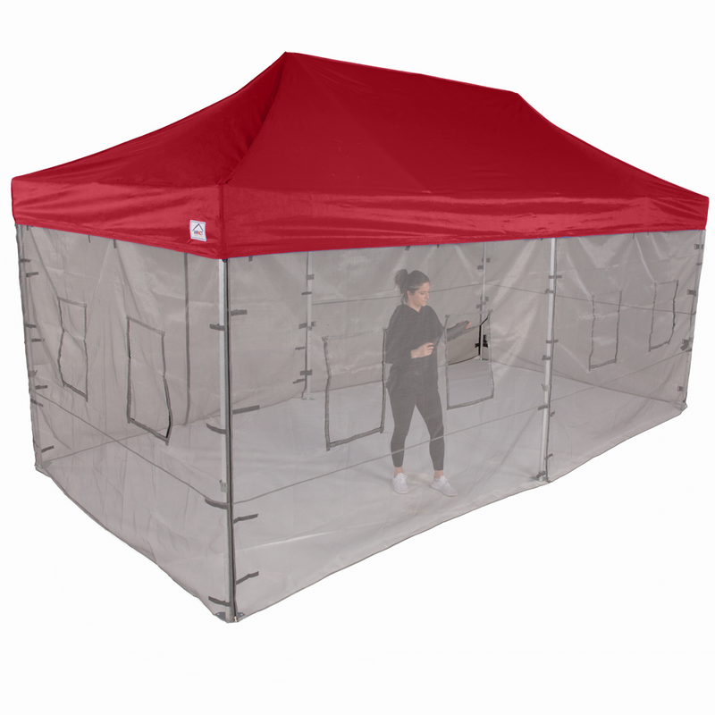 10x20 Aluminum Food Service Vendor Canopy with Roller Bag