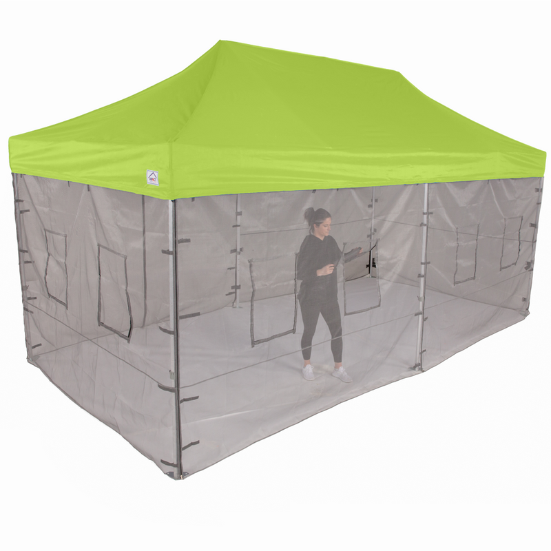 10x20 Aluminum Food Service Vendor Canopy with Roller Bag