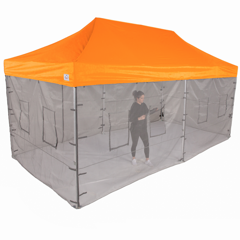 10x20 Aluminum Food Service Vendor Canopy with Roller Bag