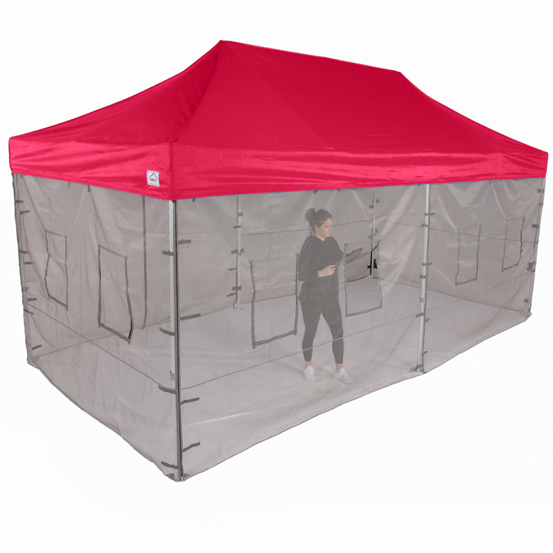 10x20 Aluminum Food Service Vendor Canopy with Roller Bag