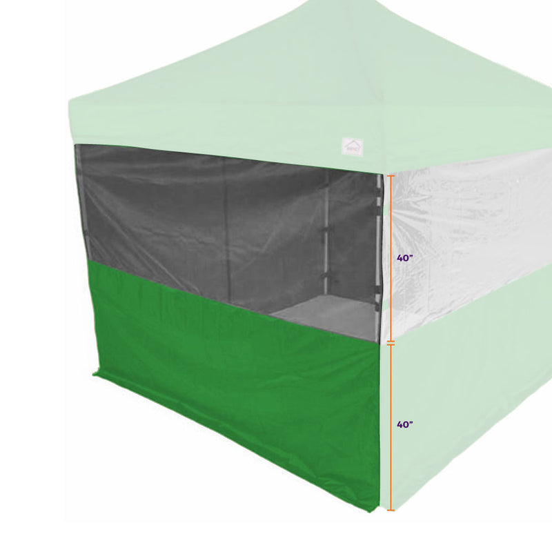 10' Sidewall Half Polyester / Half Mesh