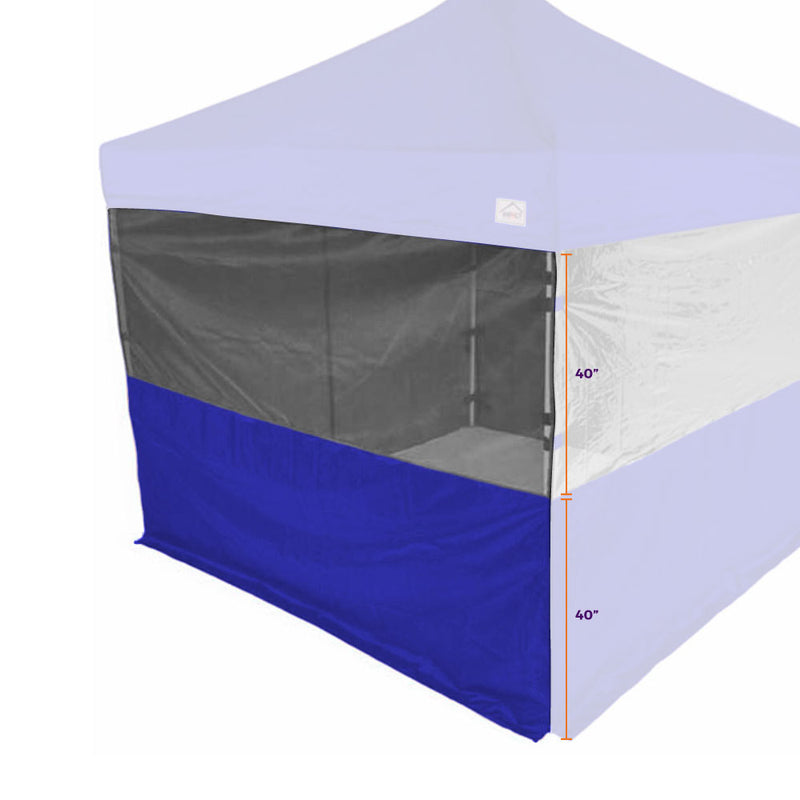 10' Sidewall Half Polyester / Half Mesh
