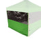 15' Sidewall Half Polyester / Half Clear Protection Shield