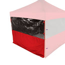 15' Sidewall Half Polyester / Half Clear Protection Shield