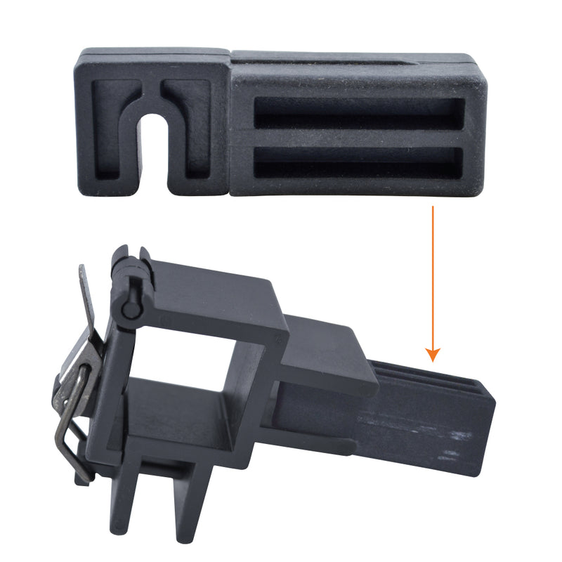 CL 10' Rail Skirt Half Wall Hardware Bar Assembly