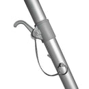 Beach Umbrella Rainbow Includes Carry Bag - 8 Foot Rainbow Color with Sand Anchor Auger - Impact Canopies USA