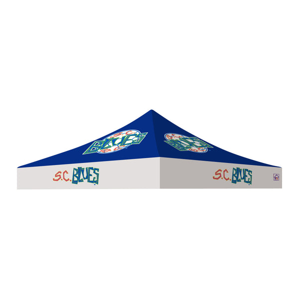 SC BLUES 10x10 Custom Canopy Top Only